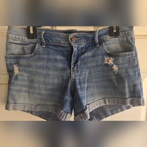 Hollister Blue Denim Women Shorts